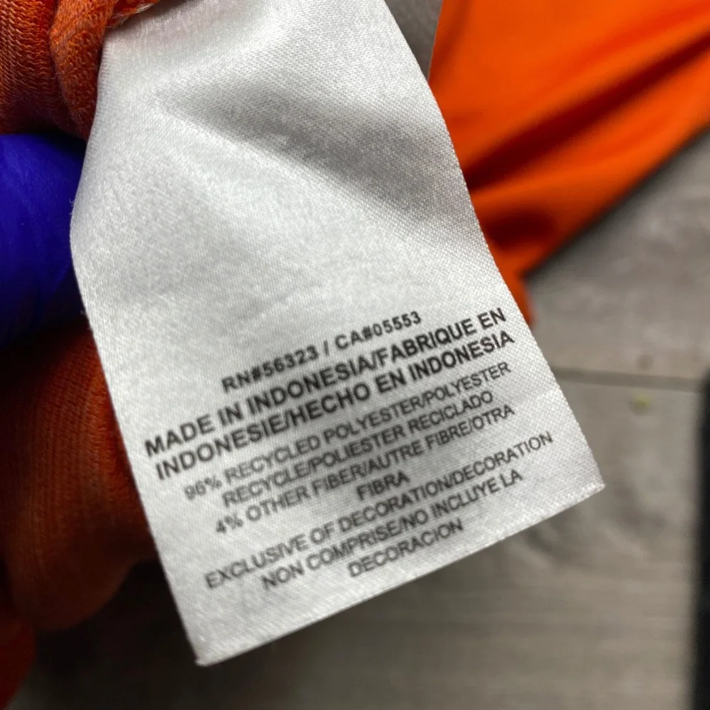 Nike Shirt Clemson Tigers Polo Mens S Orange Dri-FIT Polyester NCAA Golf Fan - Picture 4 of 8